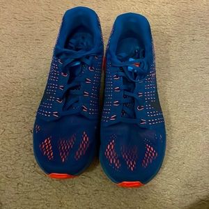 Blue Nike Lunarglide 7 running shoes